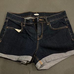 Dark jean shorts old navy size 4